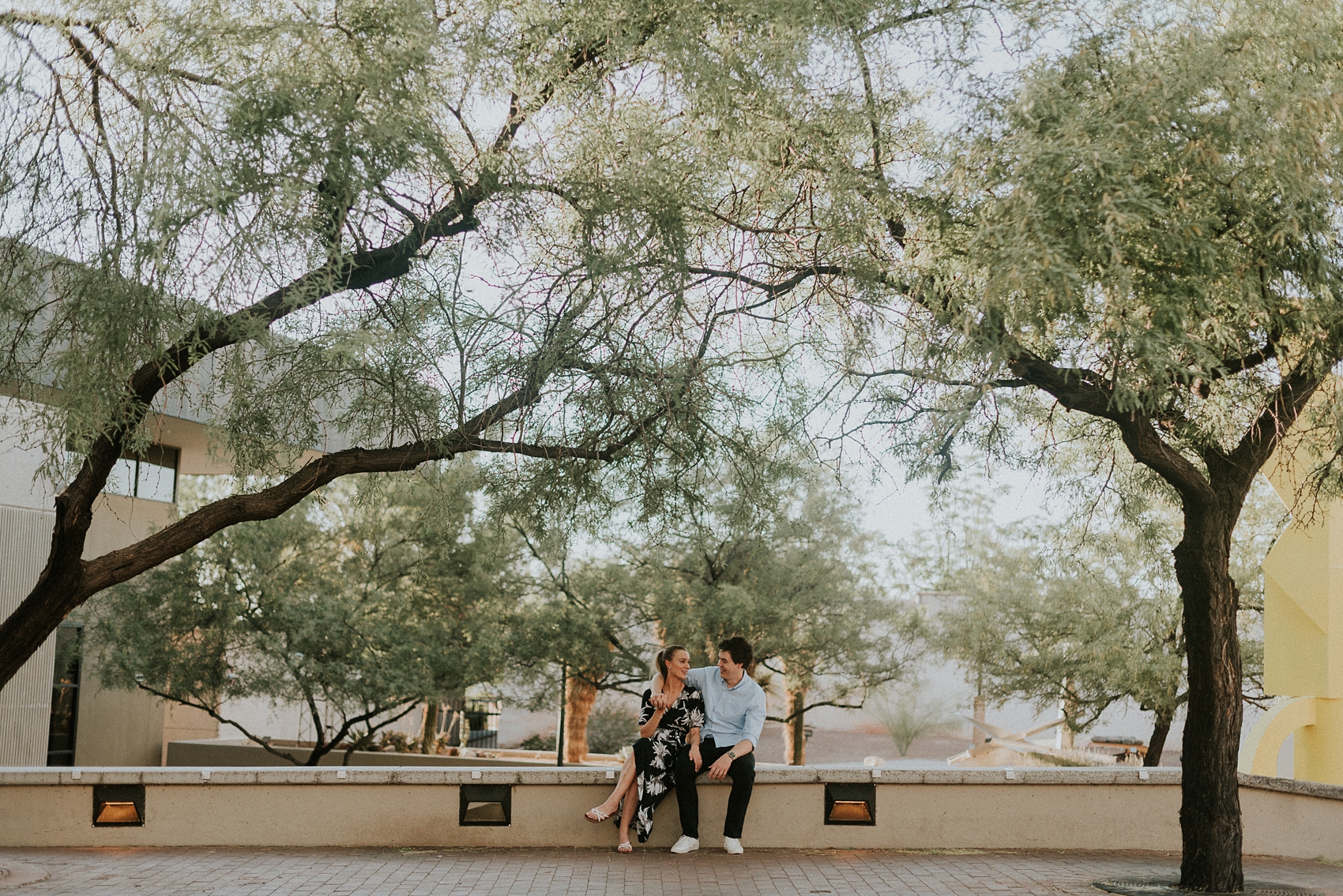 Downtown Skate Park Engagement Session photographed by Arizona Destination Wedding and Elopement Photographer Sue Ellen Aguirre